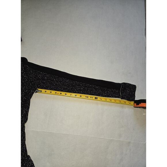 Lululemon Run Briskly 1/2 Zip Jacquard Black White Black Women's Sz 6 - Picture 12 of 14